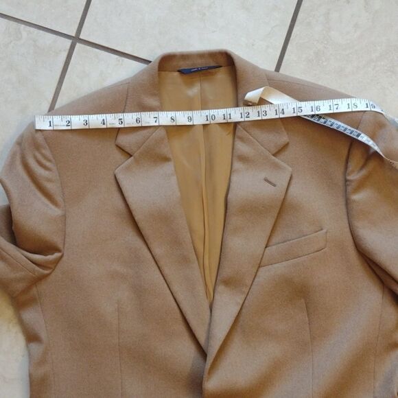 Brooks Brothers Italian Camel Hair Jacket tan Two Button size 42L - Picture 9 of 15